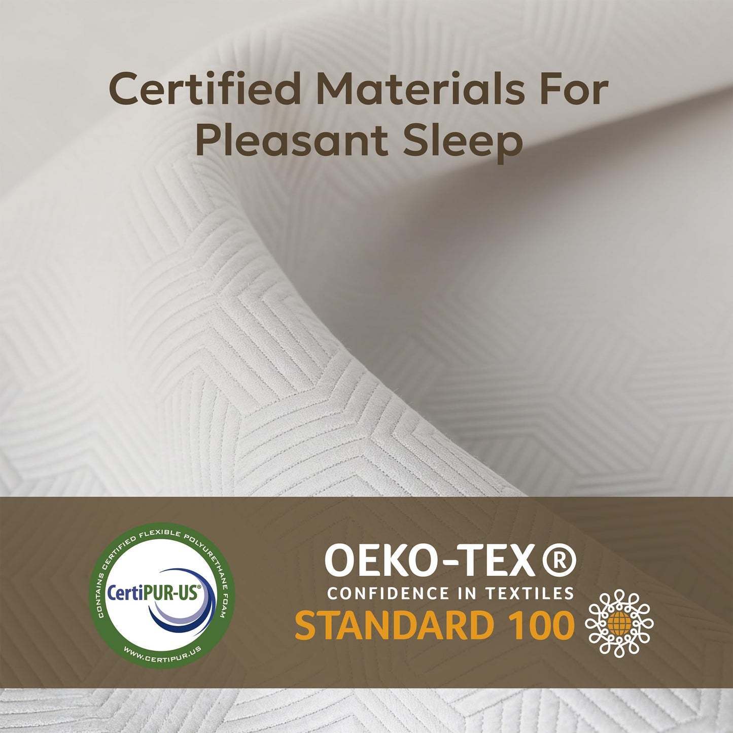 BALLAD 3 Inch Egg Crate Memory Foam Mattress Topper for Back Pain Relief, Soft Mattress Pad, Bed Topper with Cooling Cover, Non-Slip, CertiPUR-US & Oeko-Tex Certified (Twin)