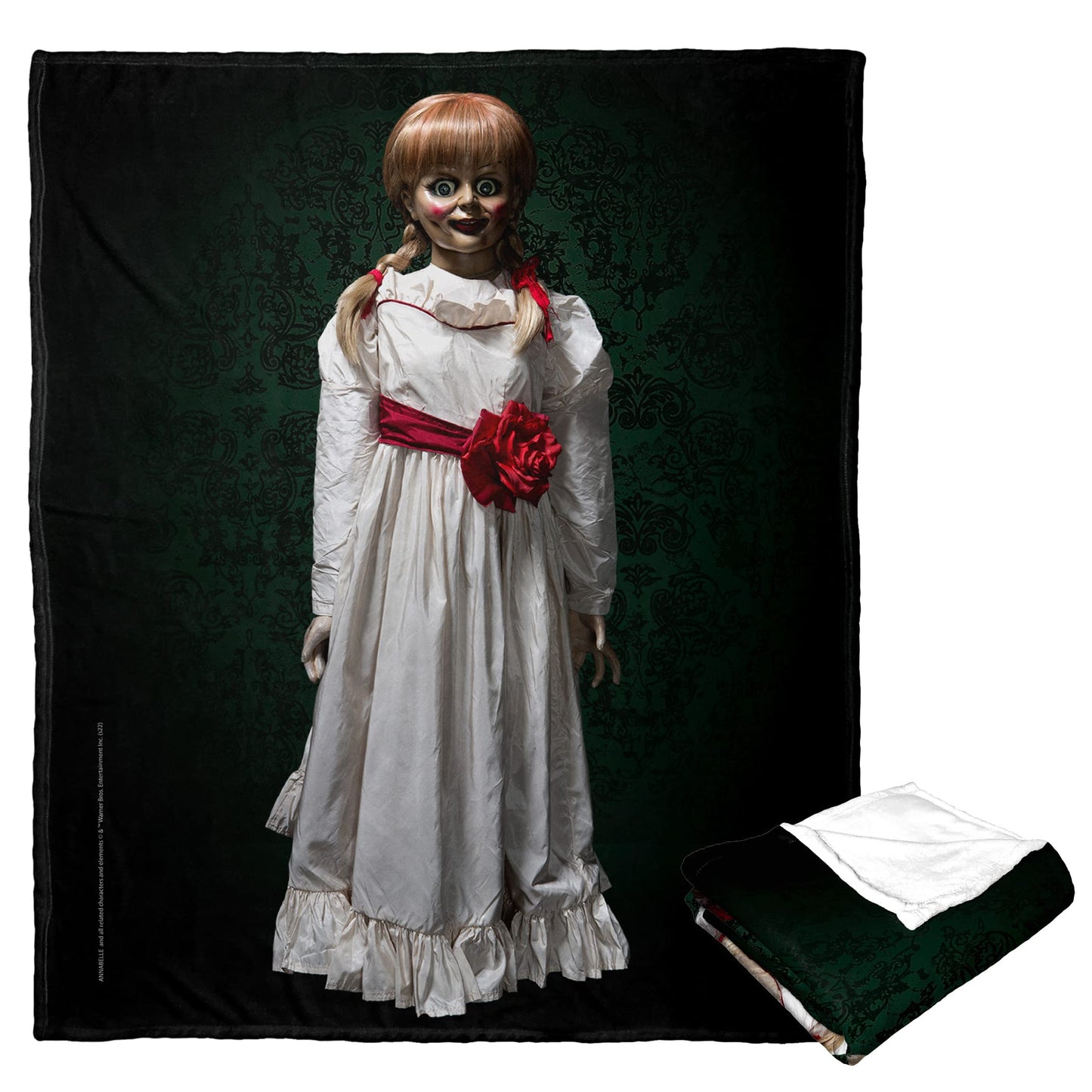 Northwest Annabelle Silk Touch Throw Blanket, 50" x 60", Standing Annabelle