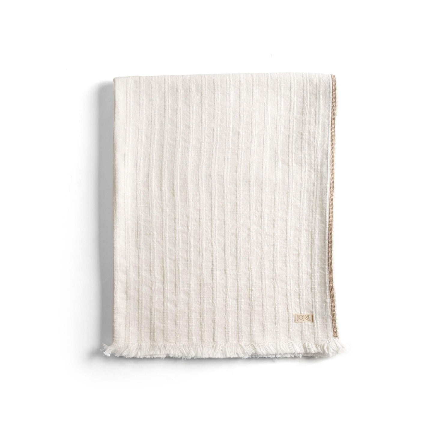 Jojomia Frig Waffle Throw Blanket with Tassels - 50x66 Inch - 100% Turkish Cotton Tencel Breathable Blend Lightweight Blanket for Couch, Sofa, Bed