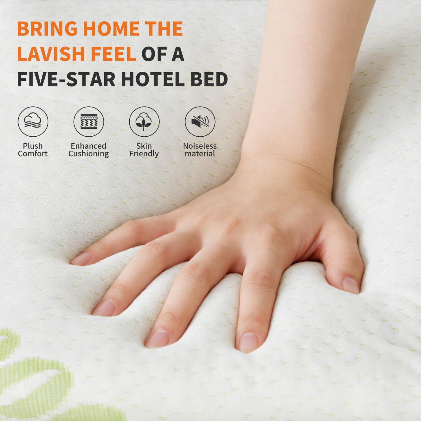 OLIXIS Mattress Topper Full, Bamboo Viscose Ultra Soft Mattress Protector with Stretchable Pockets, Cooling Pillow Top Mattress Pad Breathable, Mattress Cover for Back Pain Relief, Hot Sleepers