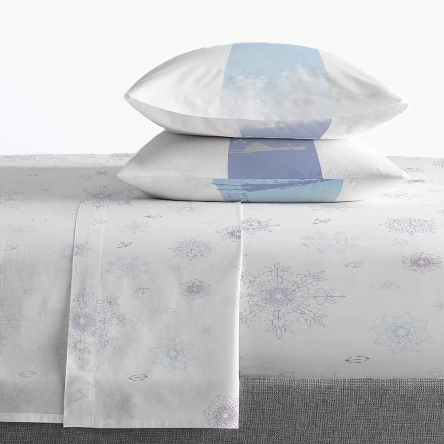 Disney Frozen 2 Elsa 7 Piece Queen Comforter Set Bed in a Bag - Reversible Comforter & Sheet Set Bedding - Super Soft Fade Resistant Microfiber, Machine Washable (Official Disney Product) - Jay Franco