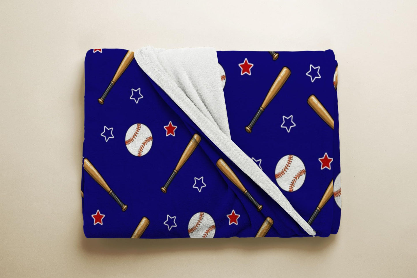 Allenjoy Baseball Ball Bat Sports Games Blanket 57"x50" - Soft Warm Throw Blankets for Couch Bed Living Room Home Office Bedroom Decor, Gifts for Men Boys Teens Fans Son, Washable