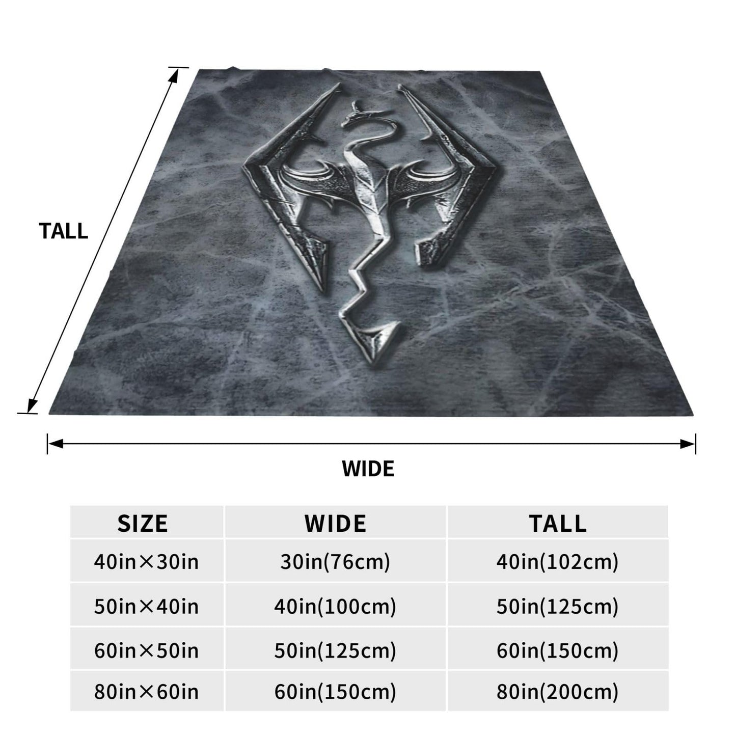 Generic Blanket Soft Flannel Throw Blanket Warm for Bedding Sofa Bedroom Decor All Season 80""x60"", Black2