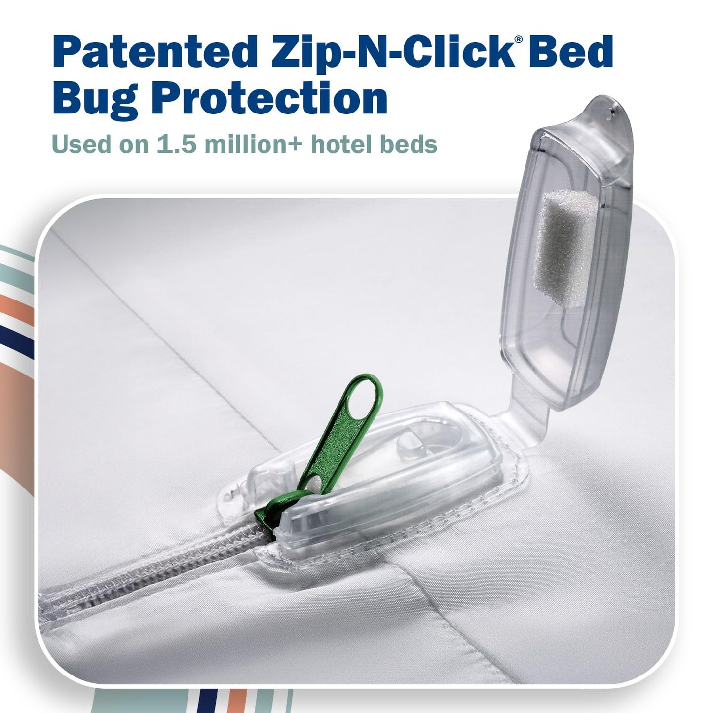 CleanRest PRO Box Spring Encasement - Ultimate Defense Against Allergens, Dust Mites, and More - Water Resistant, MicronOne Allergen Barrier, Zip-N-Click (Full)