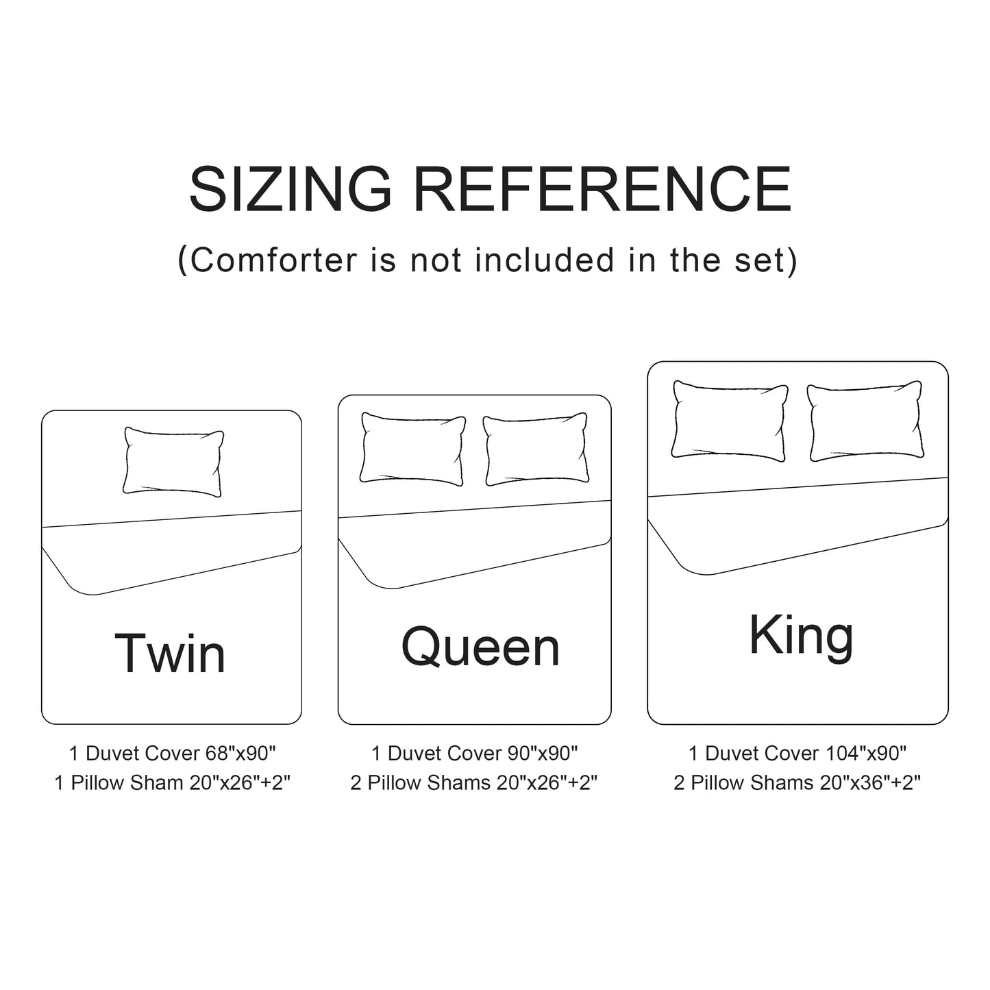 NTBAY 3 Pieces Duvet Cover Set Queen Size, Reversible Zipper Comforter Cover with 4 Corner Ties and 2 Pillow Shams, Soft Brushed Microfiber Comforter Cover Set with Black and White Striped Printed