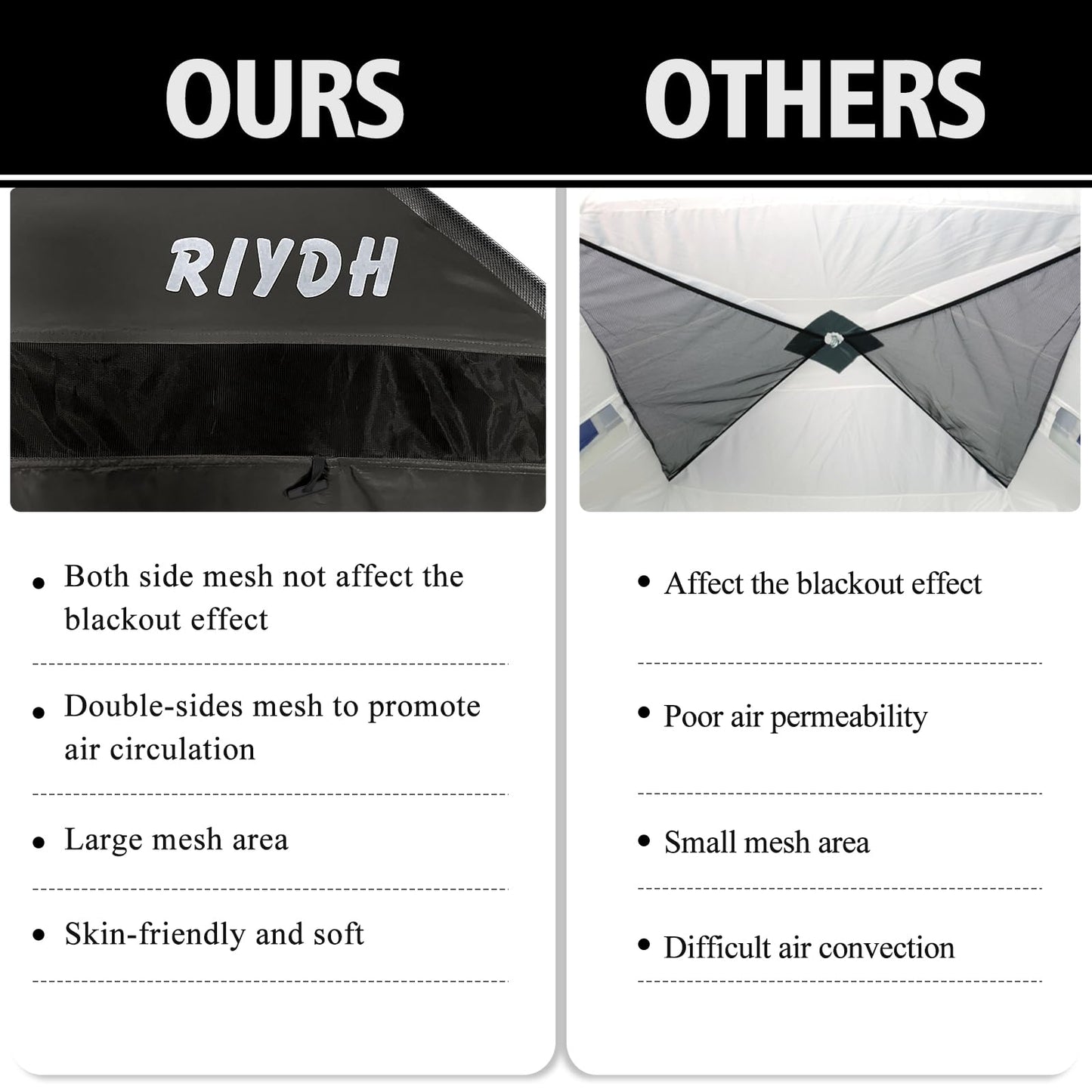Bed Tent Bed Canopy Breathable 100% for Adult and Kids- Original Design Light Reduction 93% Sleeping Dream Tents Indoor Portable Big Space with String Light 3 Doors Twin Full Queen King Size