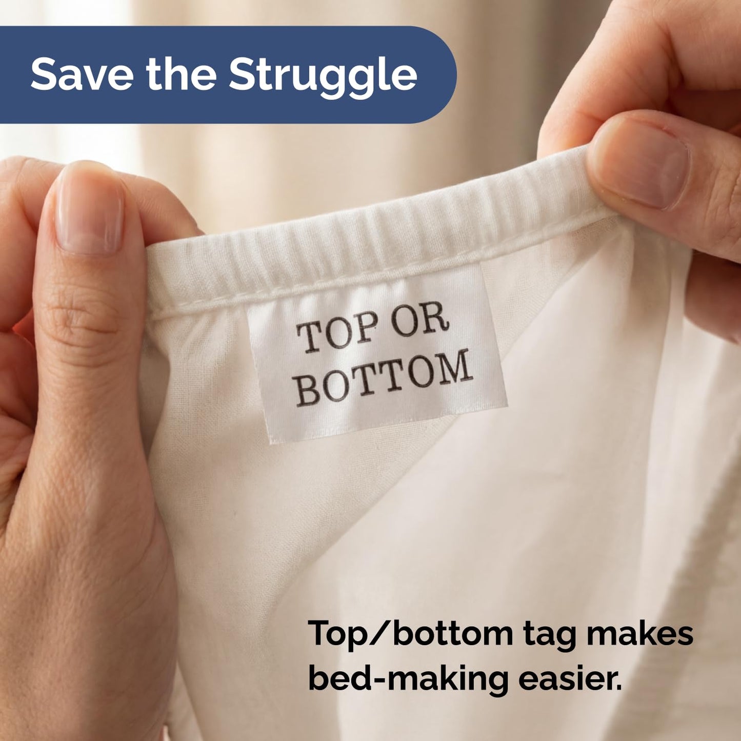 Full Size Fitted Bed Sheet - Pack of 2 Single Fitted Bottom Sheet Only - Fits Mattress Up to 16" Deep Pockets - Extra Soft, Breathable & Cooling - Hotel Quality, Shrink and Wrinkle Free - Off White