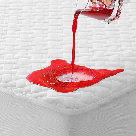 Rokduk Waterproof Mattress Protector Twin Ultra Cooling Mattress Cover Hypoallergenic, Premium Knit Breathable Noiseless Bed Pad Protector Deep Pocket (Vinyl Free)