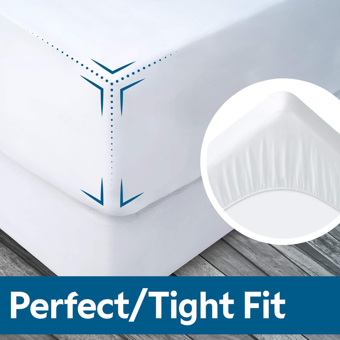 Guardmax Jersey Knitted Twin XL Size Mattress Protector - Waterproof & Dust Mite Proof Mattress Cover with Stretchable Pockets - Soft, Comfortable, & Noiseless Waterproof Fitted Sheet.(39 x 80 x 13)