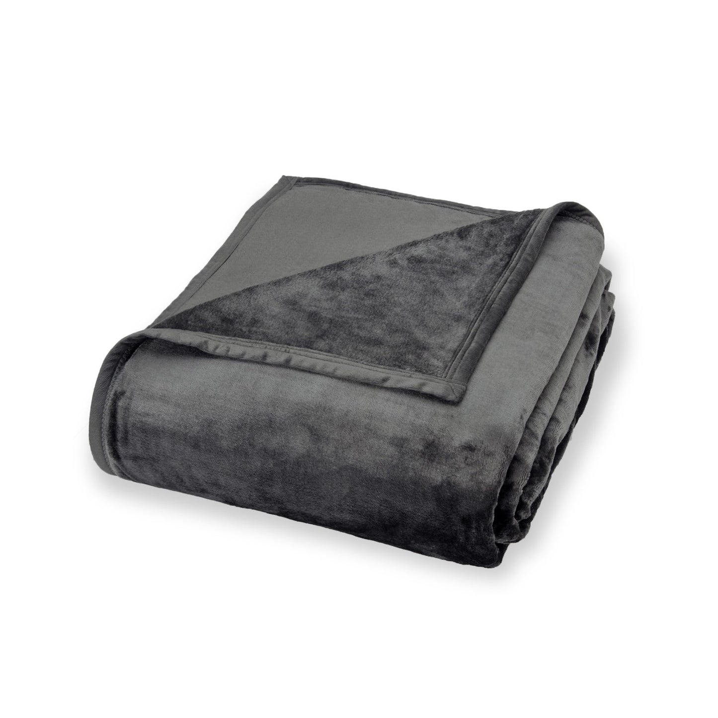 Northwest Ashford Home Cozy Oversized Family Throw Blanket, Slate 108 x 120 inches