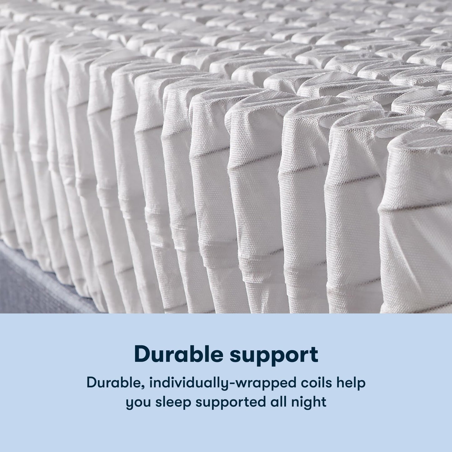 Serta Classic Clarks Hill 2.0, Firm 12.5" Twin Mattress, Zoned Support, Cooling, Breathable and Pressure Relieving - 100 Night Trial, CertiPUR-US Certified