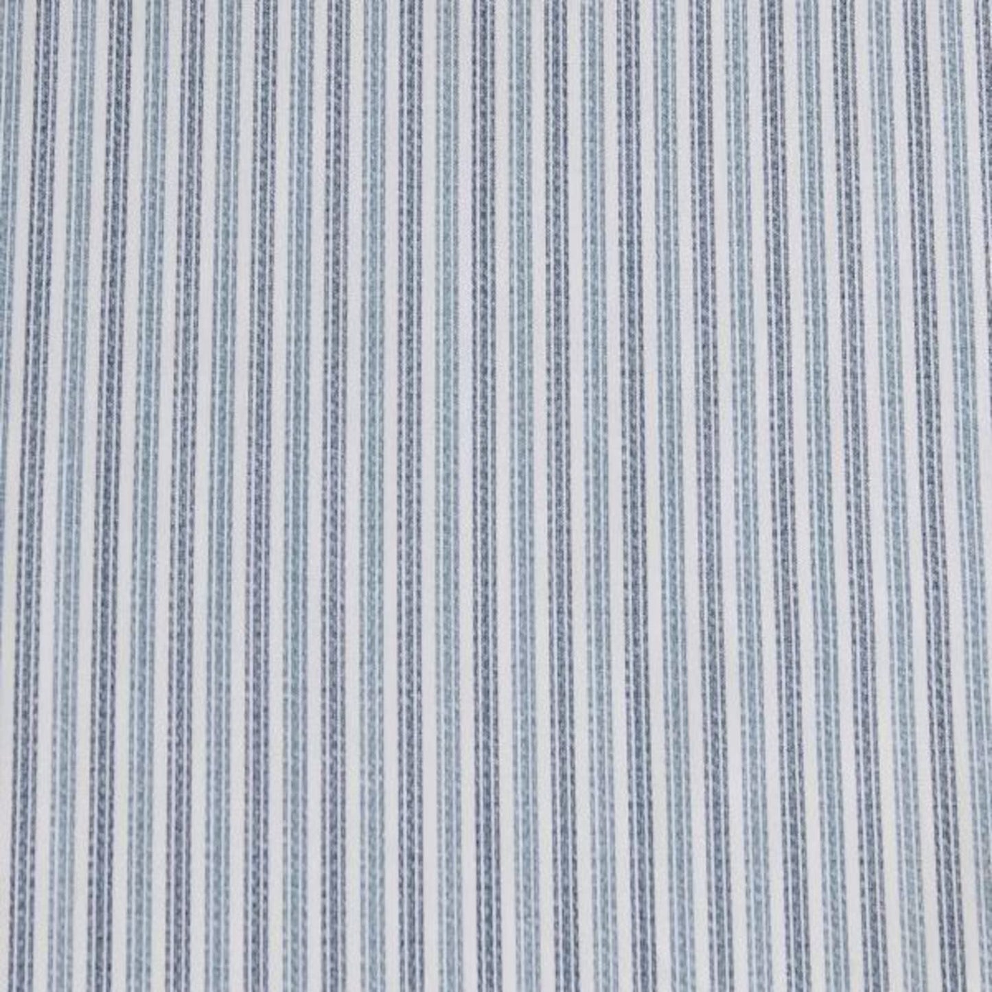 Eddie Bauer - Twin Sheet Set with Fitted Sheet & Pillowcase, 100% Cotton Percale Bedding, Crisp & Cool, Dorm Room Essentials, Ticking Stripe Light Blue