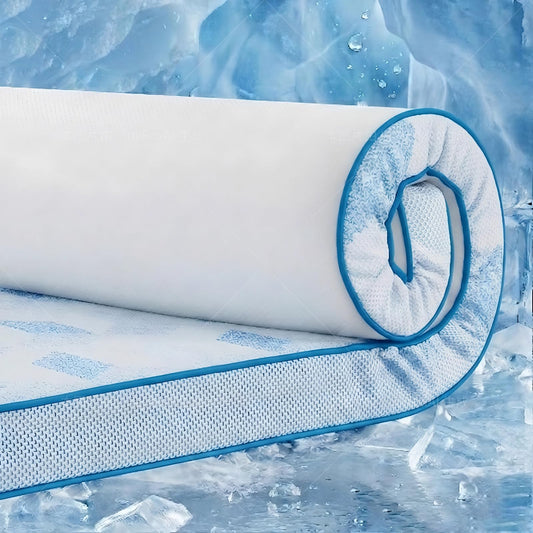 PERLECARE 3 Inch Queen Mattress Topper- Cooling Gel Memory Foam Mattress Topper with Breathable Bamboo Viscose for Pressure Relief, Washable & Non-Slip, Made with CertiPUR-US® Certified & Oeko-Tex