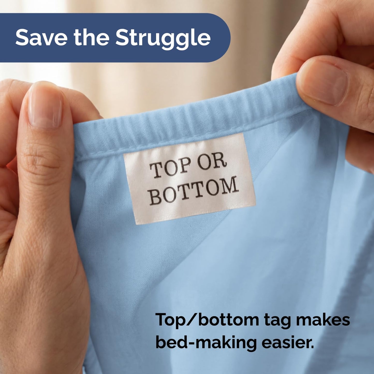 Full Size Fitted Bed Sheet - Pack of 2 Single Fitted Bottom Sheet Only - Fits Mattress Up To 16" Deep Pockets - Extra Soft, Cozy, Breathable & Cooling - Hotel Quality, Fade & Wrinkle Free - Light Blue