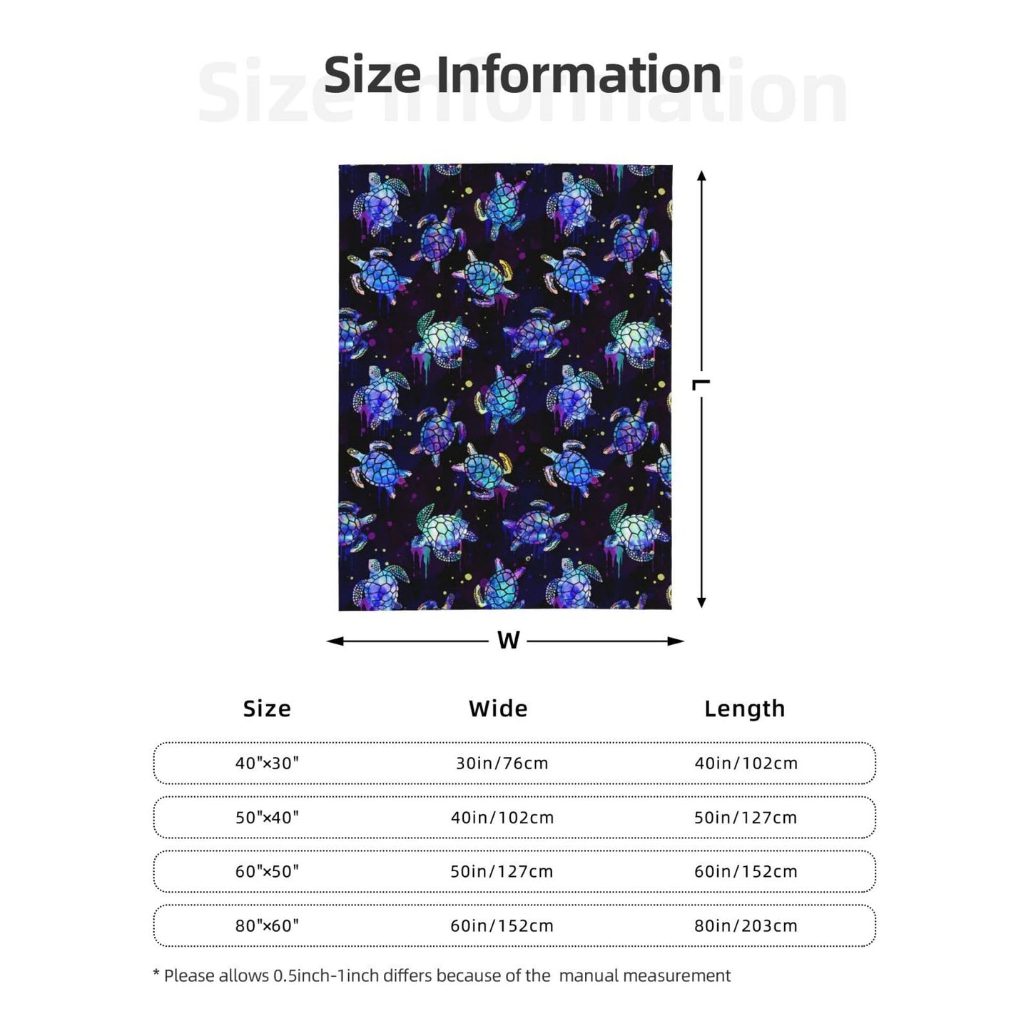 Sea Turtles Blanket Throw Blanket for Bed Soft Cozy Fluffy Couch Blankets Fleece Blanket Throw Gifts for Women Men Girls Boys 50"x40"