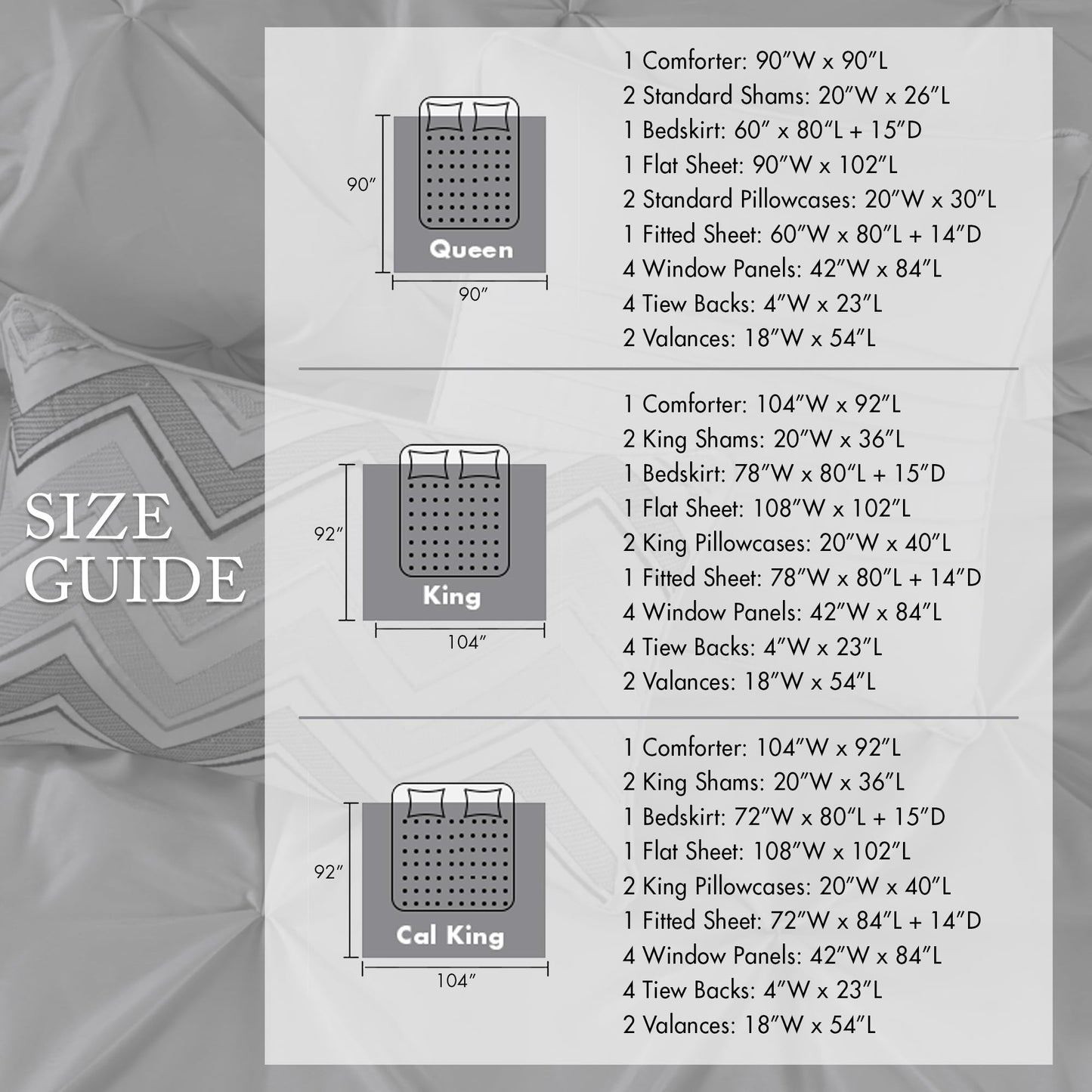 Madison Park Essentials King Comforter Set, 24 Piece Bedding With Matching Curtains, Decorative Pillows, Luxe Diamond Tufting , Room in a Bag Joella Collection, Plum King