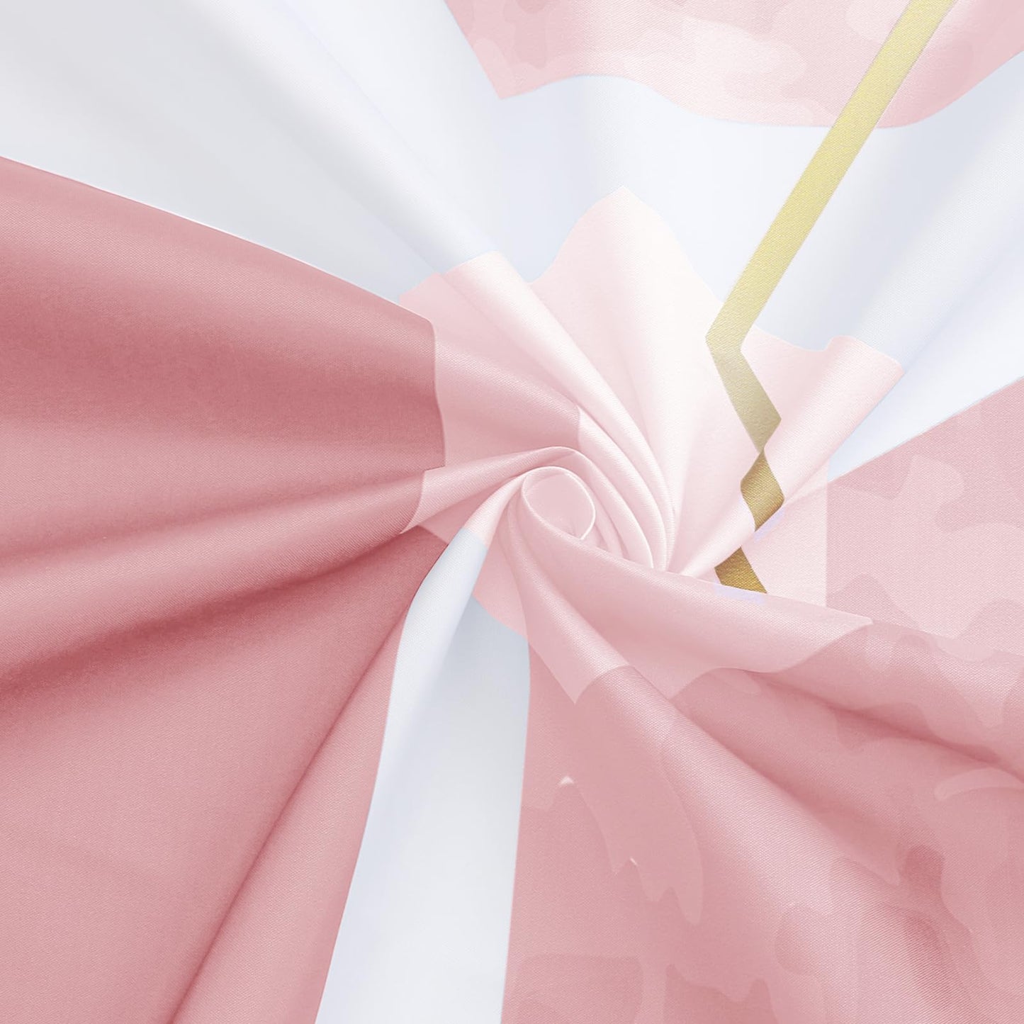 Litabel Pink Modern Shower Curtain for Bathroom, Geometric Art Decor Waterproof Bath Curtain, Abstract Fabric Shower Curtain Sets for Home Decor, 72x72 Inch