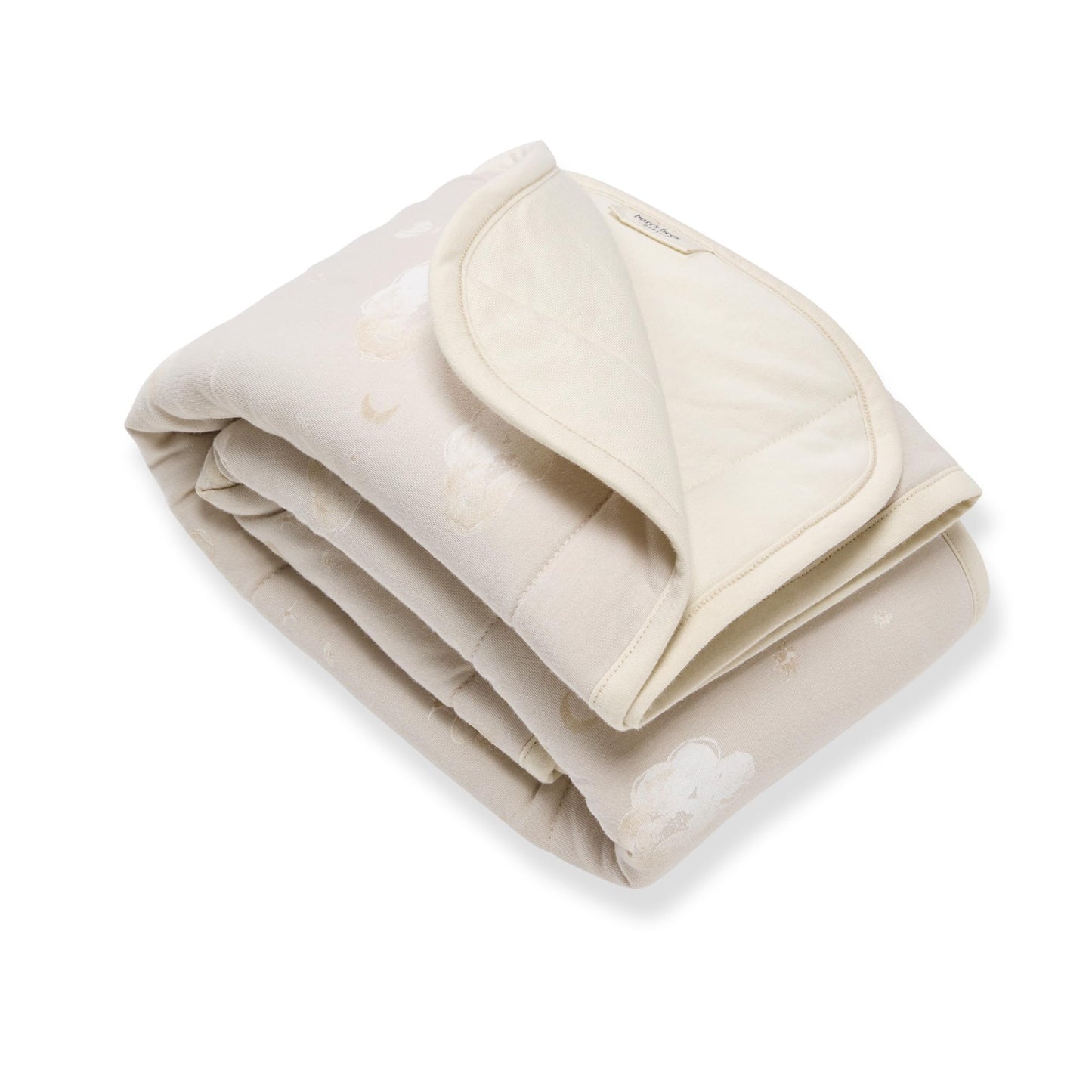 Burt's Bees Baby Infant Reversible Blanket, 100% Organic Cotton Nursery Blanket, Breathable Nursery Bedding, 30" W x 40" L