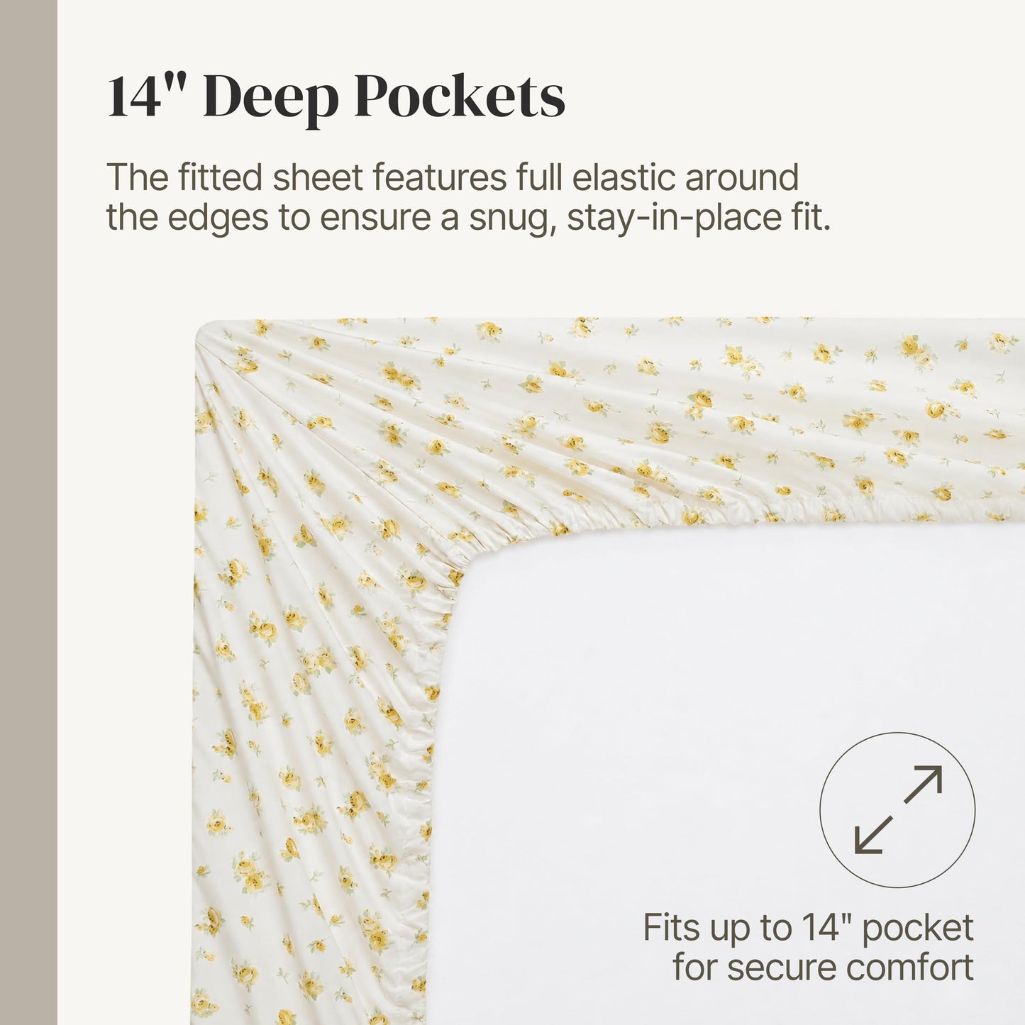 Modern Threads Silky Soft Microfiber and Wrinkle Free Sheets - Luxurious Microfiber Bed Sheets Includes Flat Sheet, Fitted Sheet with Deep Pockets, & Pillowcases Sweet Rose Gold, Full