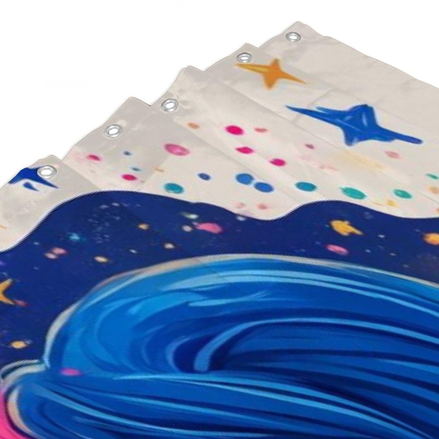 100% BLUE COLLAR Fashion Hotel Waterproof Lesbian LGBT Girl Pride Love Bathroom Shower Curtain with Hooks, 72"x 70"