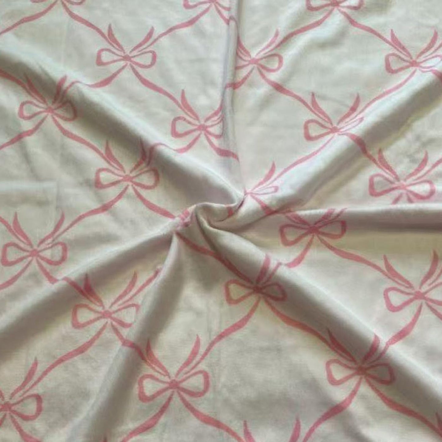 Baby Blanket for Boys Girls Super Soft Double Layer Minky with Dotted Backing Cute Cow Crib Receiving Blanket Bed Throws for Newborns Nursery Stroller Toddler 30 x 40 Inch (Pink Bow)