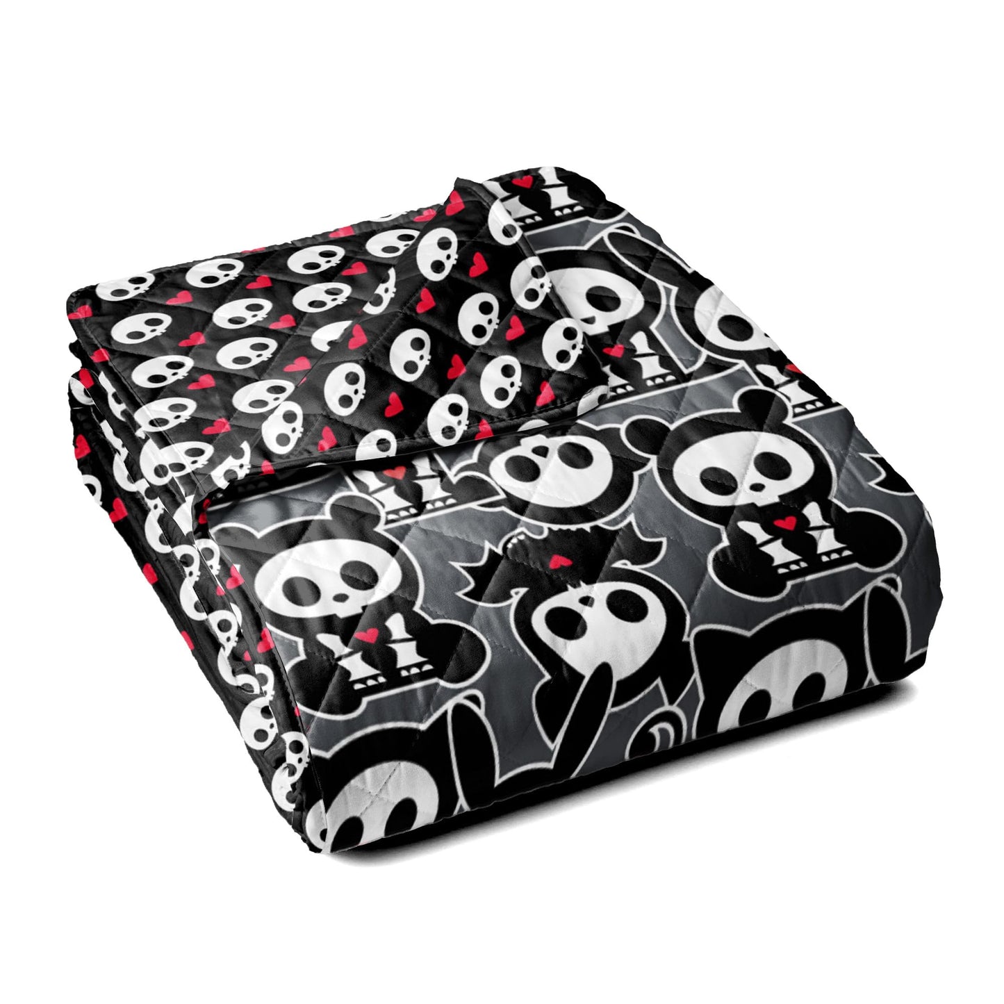 Northwest Skelanimals Party Quilted Throw Blanket 60x80 inches