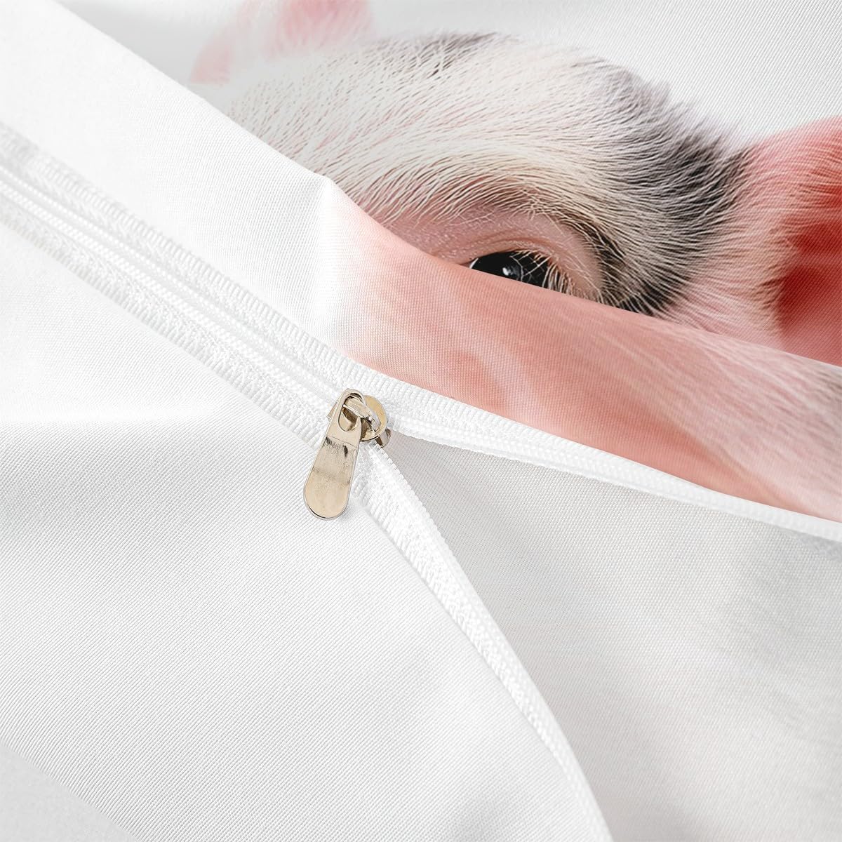 Erosebridal Pig Duvet Cover Cute Pig Bedding Set Full Size Zoo Quilt Cover Happy Farm Animal Comforter Cover with Zipper Closure for Kids Boys Girls Teens 1 Duvet Cover with 2 Pillow Cases