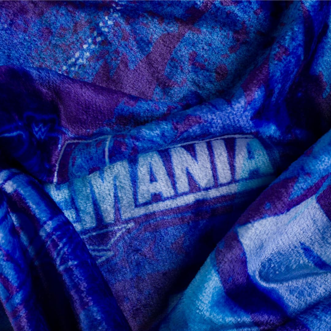 WWE Jey USO Yeet Main Event Champions Bedding Super Soft Throw Blanket, 46 in x 60 in, (Official Licensed Product) by Franco Collectibles