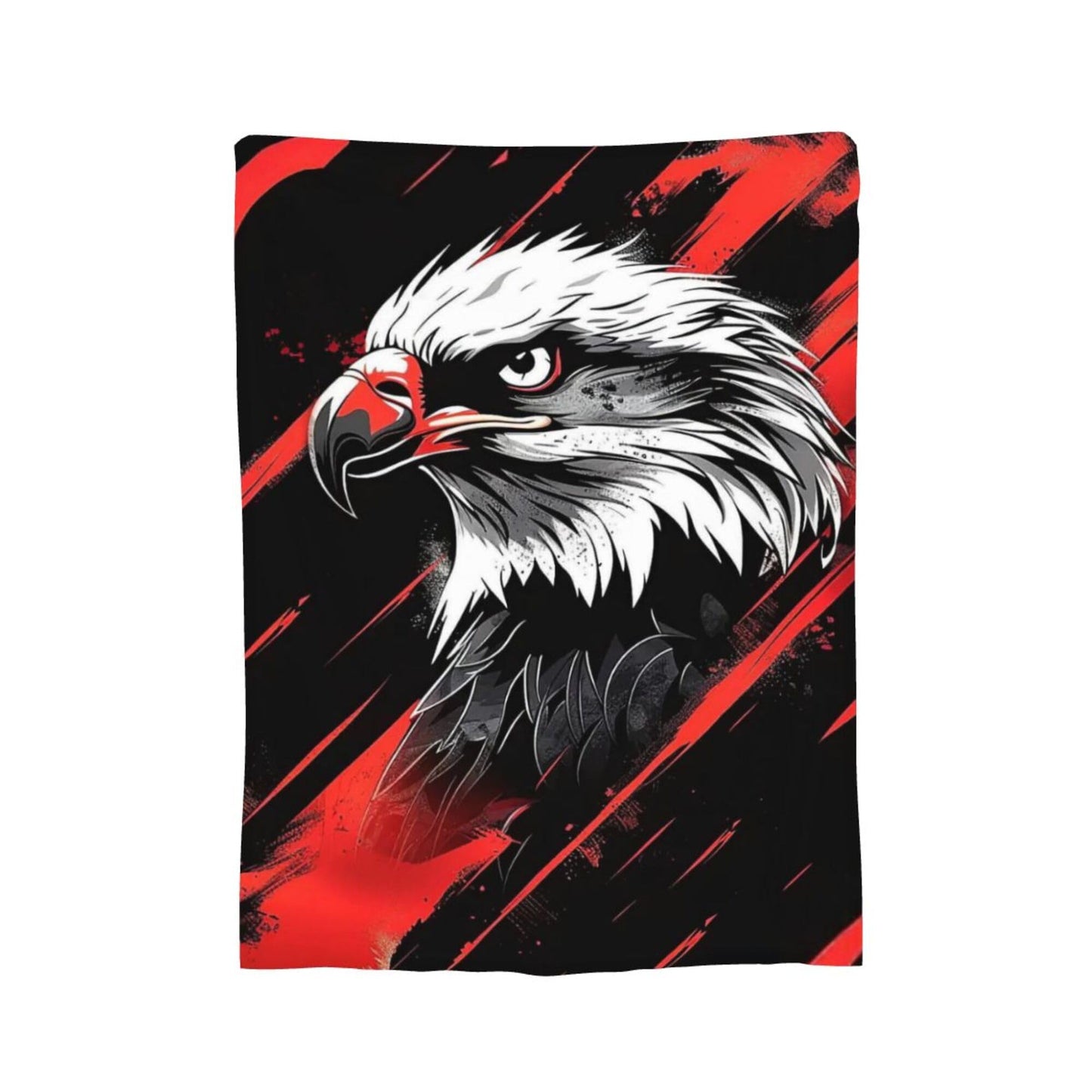 Eagle Blanket Eagle Decor Cozy Animal Throw Super Soft Plush Flannel Fleece Blanket Gift for Kids Adults Men Women Ultra Warm & Lightweight Flannel, 50"X40"
