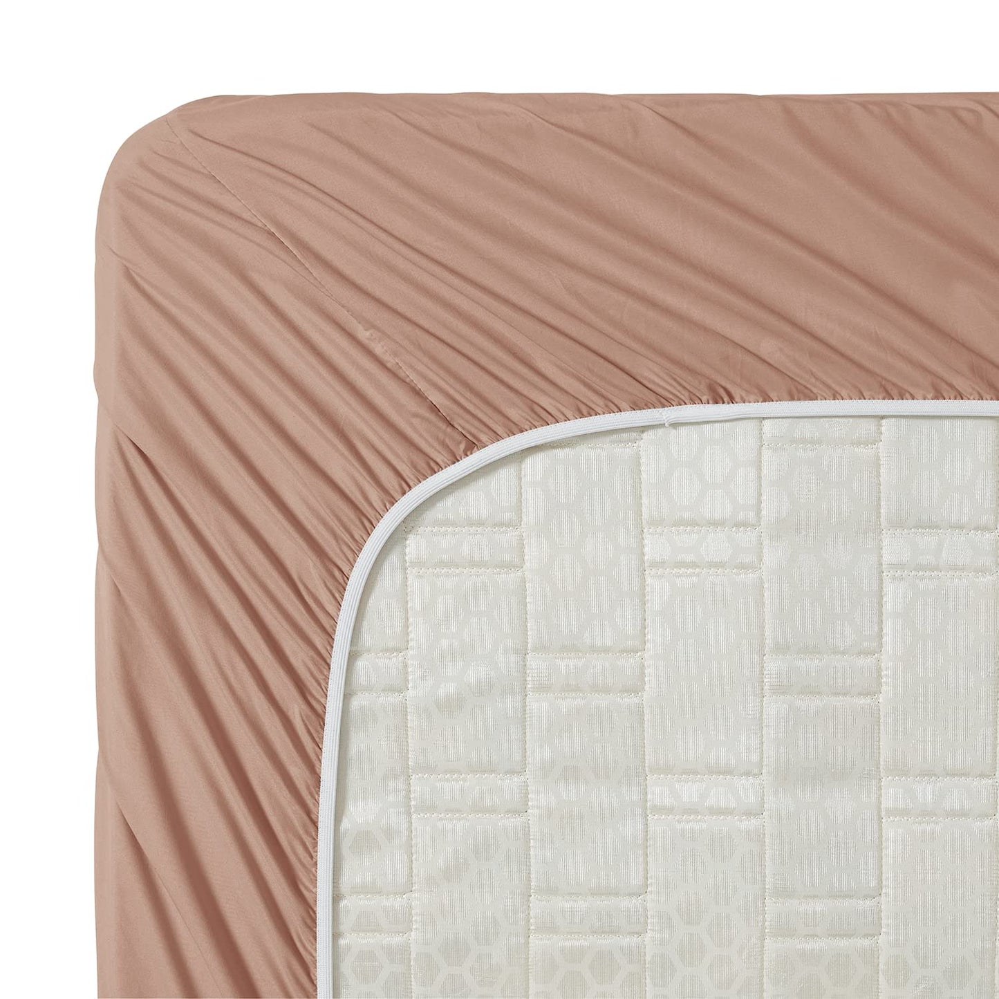 Clara Clark Bed Sheets, Premier 1800 Series 4 Piece Bed Sheet Set, Deep Pocket, Wrinkle, Fade, Stain Resistant, Luxury Soft Bedding Sheets & Pillowcases, King, Taupe Sand