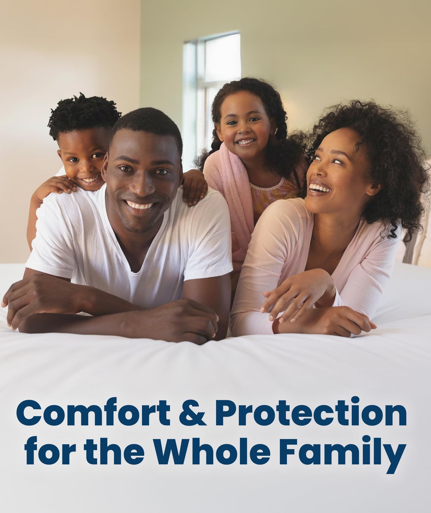 Everlasting Comfort Premium King Size Mattress Protector - Waterproof & Hypoallergenic, Noiseless Design, Washable Cover, 18" Deep Pocket, Bed Bug & Dust Mite Proof Cover for Sleep Hygiene