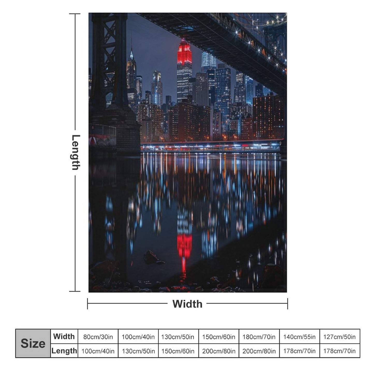 TOWINSFB Fantasy Night Cityscape Flannel Throw Blanket, Soft Lightweight Cozy Warm Neon Light Skyscraper Blanket for Couch Bed Travel- 30"x40"