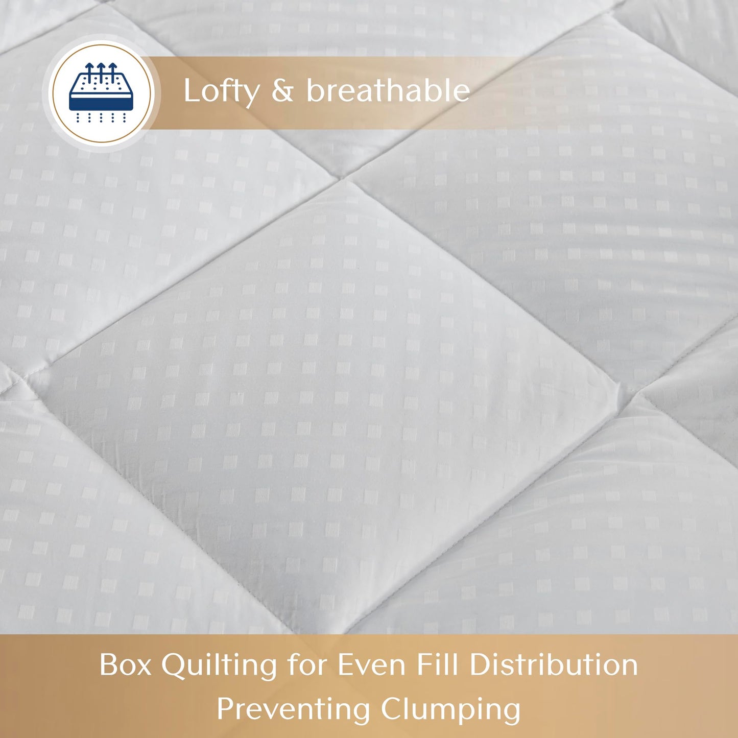 Croscill Queen Mattress Pad Cotton Bed Protector Waterproof Mattress Pad, Diamond Quilted Cover, Overfilled, Breathable Mattress Topper, Fitted Pocket Fits Up to 18", Easy Care, Queen, White