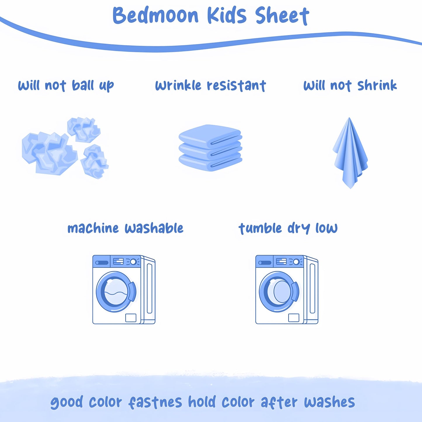 Softan Kids Bed Sheet Set, 3-Piece Twin Sheets Set, Microfiber Fitted Sheet with 15 Inches Deep Pocket and Corner Straps, Breathable & Silky Soft Blue Sailboat Pattern Sheet and Pillowcase Sets