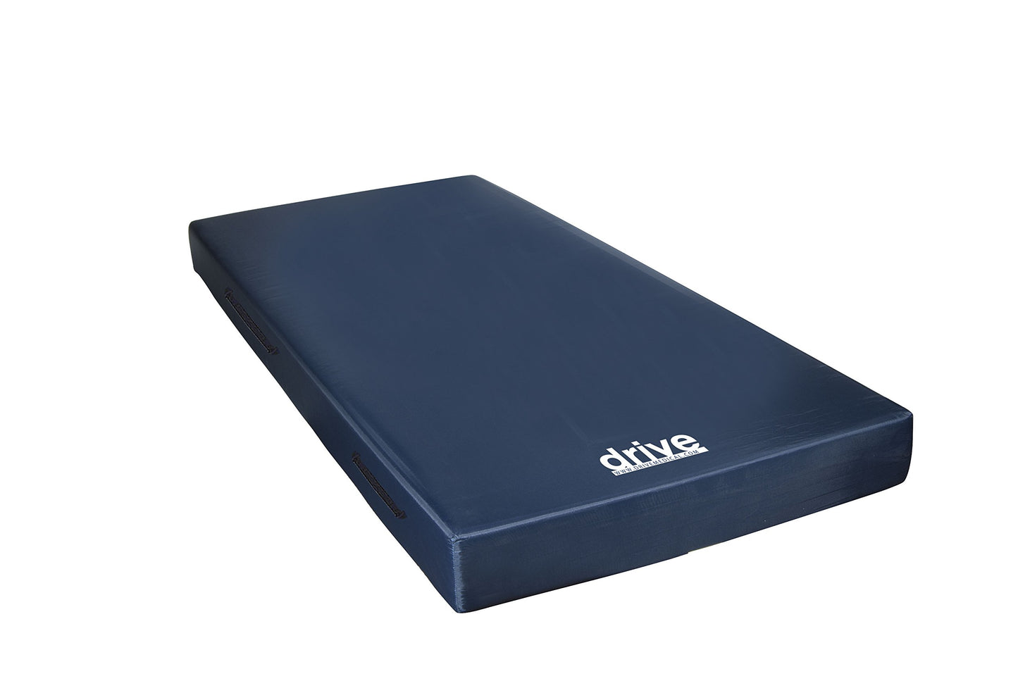 Drive Medical 15076 Decompressing Foam Mattress, Pressure-Relief Support for Homecare & Hospital Beds, High-Density Foam with Removable Cover, 275 Weight Capacity, 80"L x 36"W x 8"H, Blue