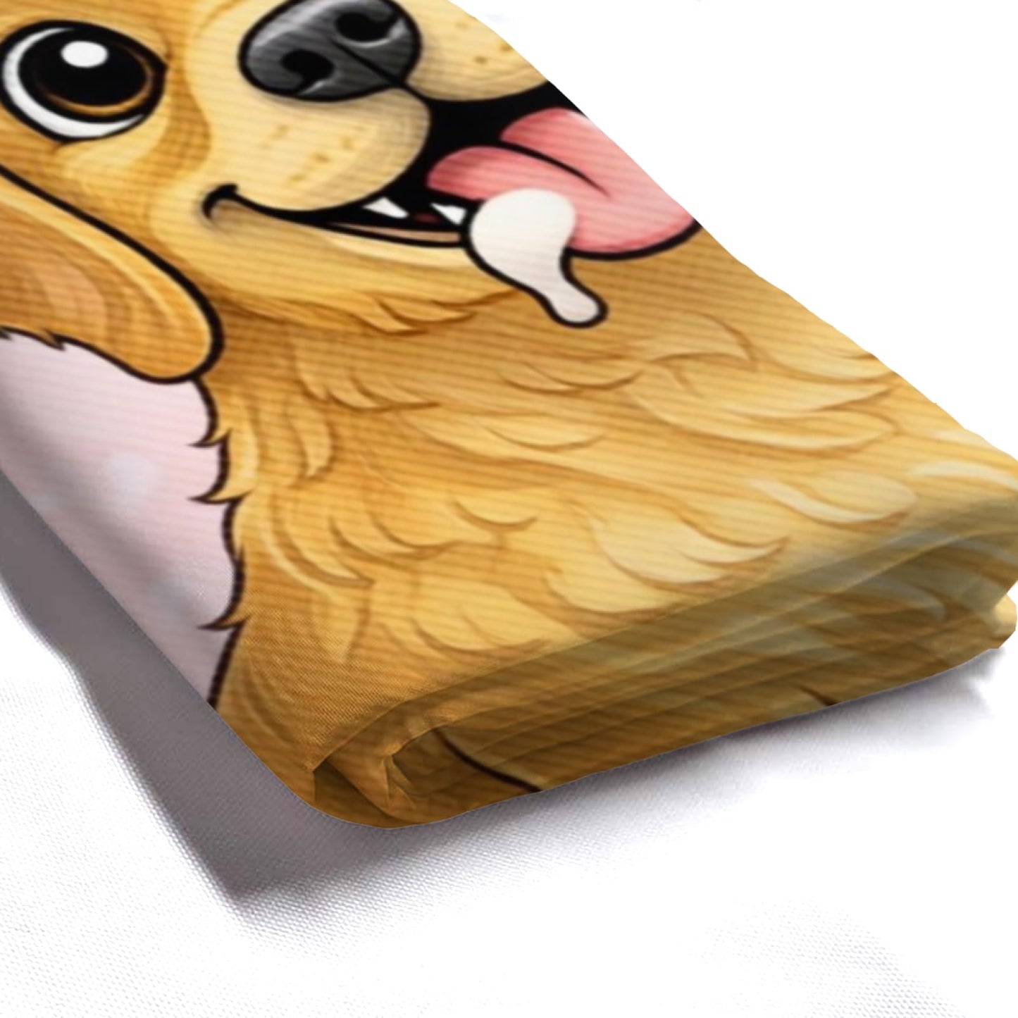 Wordatu Funny Golden Retriever Shower Curtain 72x72 Inch Home Bathroom Decor are You Pooping Animal Bath Bathtub Set Waterproof Fabric with 12 Hooks(24753)
