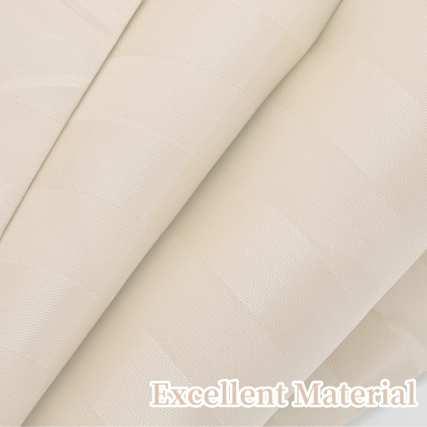 HELLCRACK Small Mini Shower Curtain or Liner Fabric 31x71 Inch,Washable IPx4 Waterproof Hotel Quality,Shower Curtains with Hooks and Grommets,Stall Shower Liner/Beige …