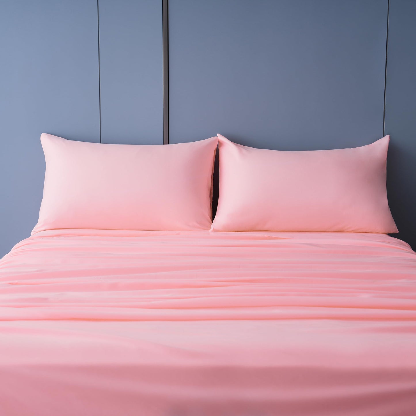 Best Season 4 Piece Bed Sheet Set (Queen,Blush Pink) 1 Flat Sheet,1 Fitted Sheet and 2 Pillow Cases,100% Brushed Microfiber 1800 Luxury Bedding,Deep Pockets,Extra Soft & Fade Resistant