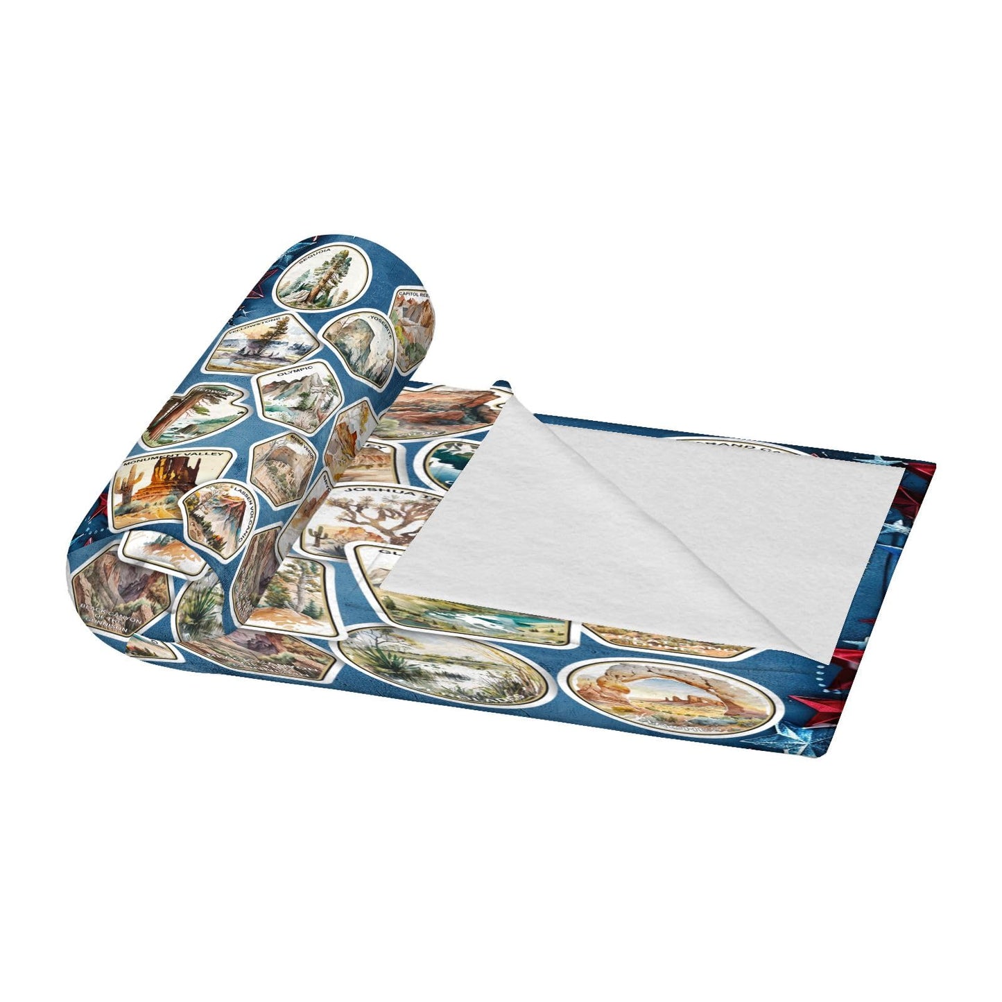 America National Park Throw Blanket for Women