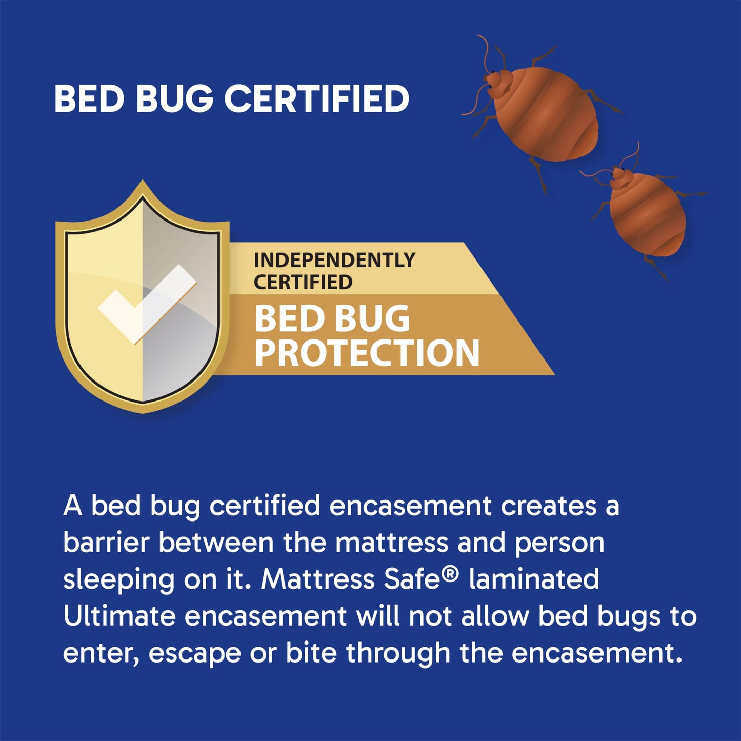 Mattress Safe® KleenCover® PillowSafe® Pillow Protector – Standard 21x27”, Waterproof, Hypoallergenic, Certified Bed Bug Protection, Breathable Protective Barrier from Stains