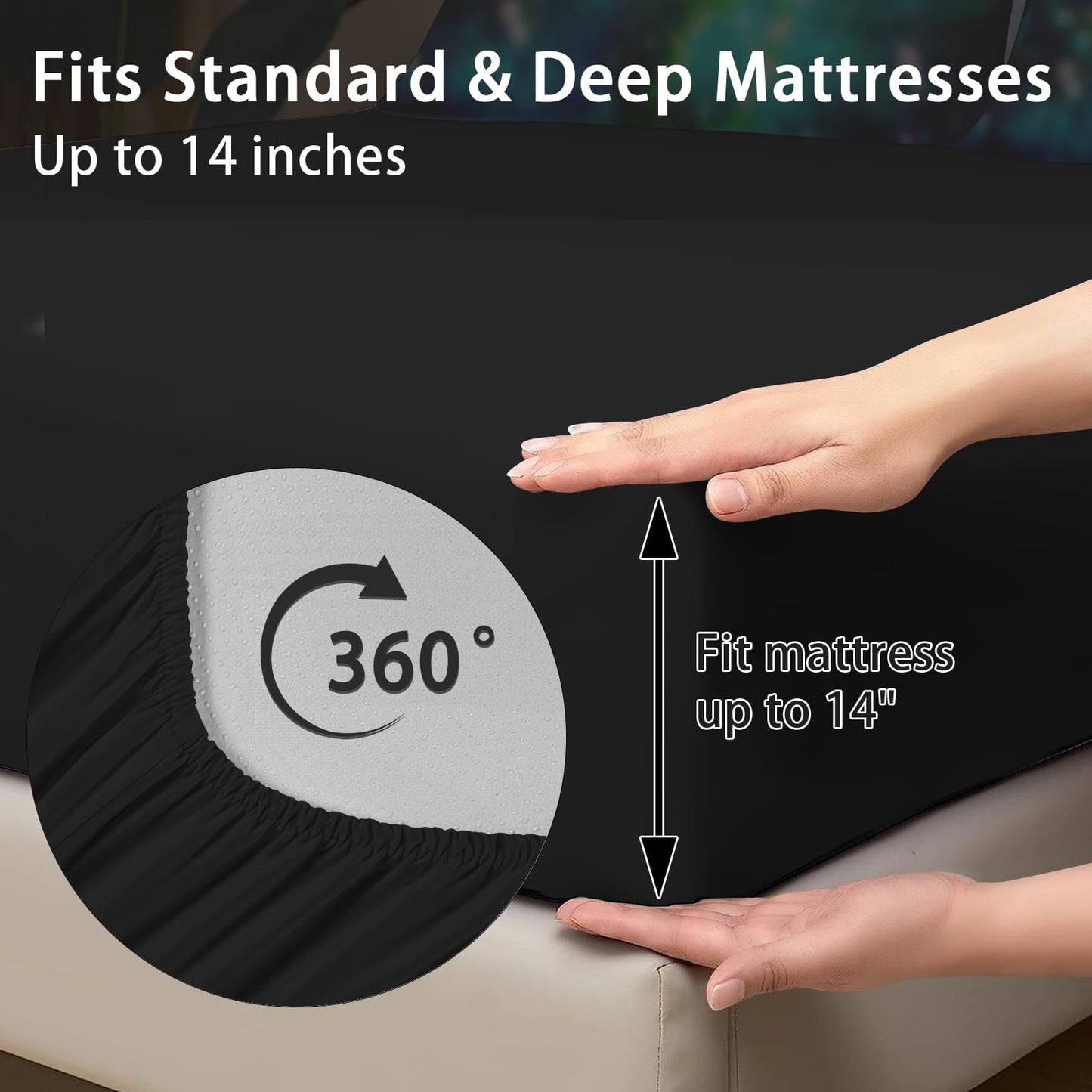 Pamnest Comforter Set Full Size, Outer Space Star Bedding for Kids and Adults, Galaxy Planets Bed Sheet Sets with Fitted Sheet 2 Pillowcases & 2 Shams for Bedroom Bed Decor