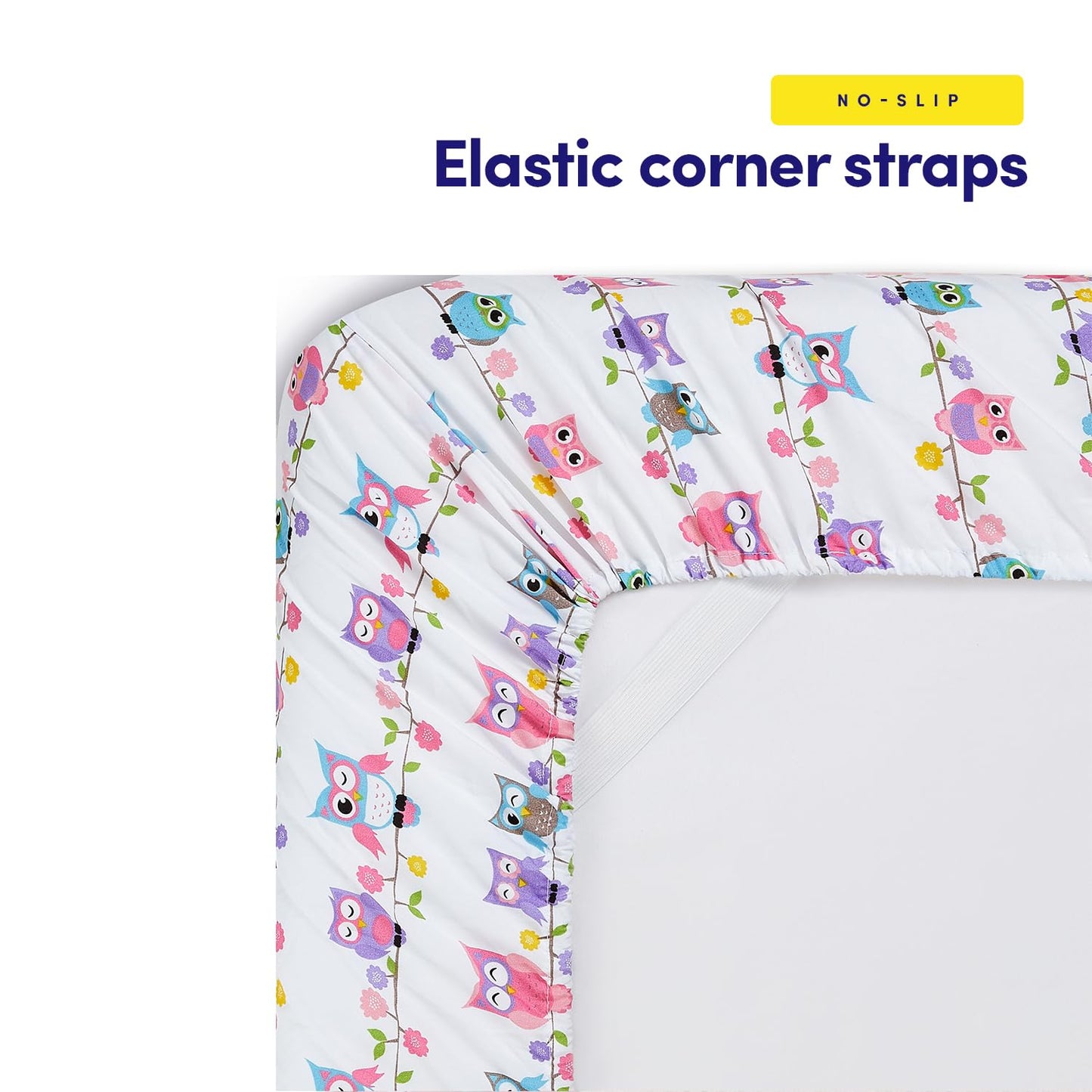 1500 Supreme Kids Bed Sheet Collection - Fun Colorful and Comfortable Boys and Girls Toddler Sheet Sets - Deep Pocket Wrinkle Free Soft and Cozy Bedding - Twin XL, Owls