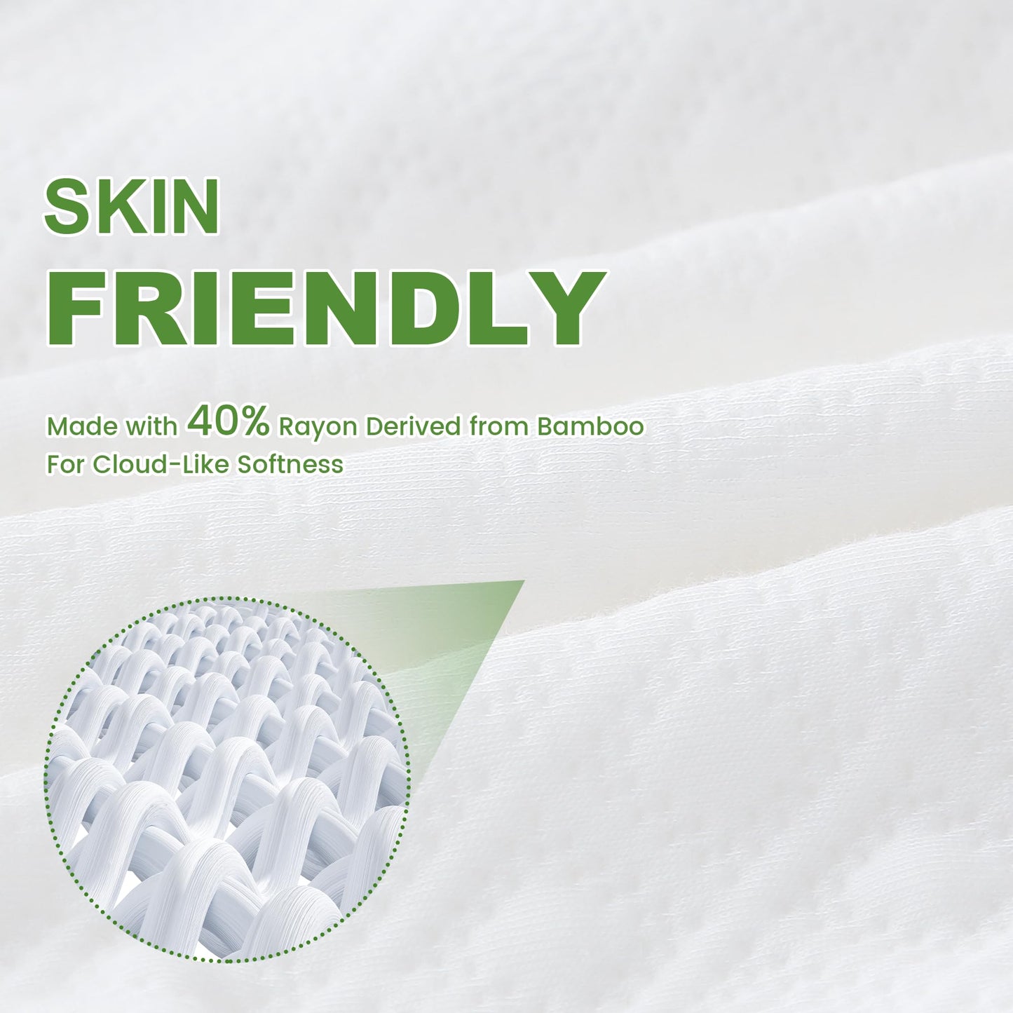 KUUP Waterproof Queen Mattress Protector- Hypoallergenic Odor-Free Rayon Derived from Bamboo, Breathable Cooling 3D Air Noiseless Mattress Cover up to 18" Deep Pockets