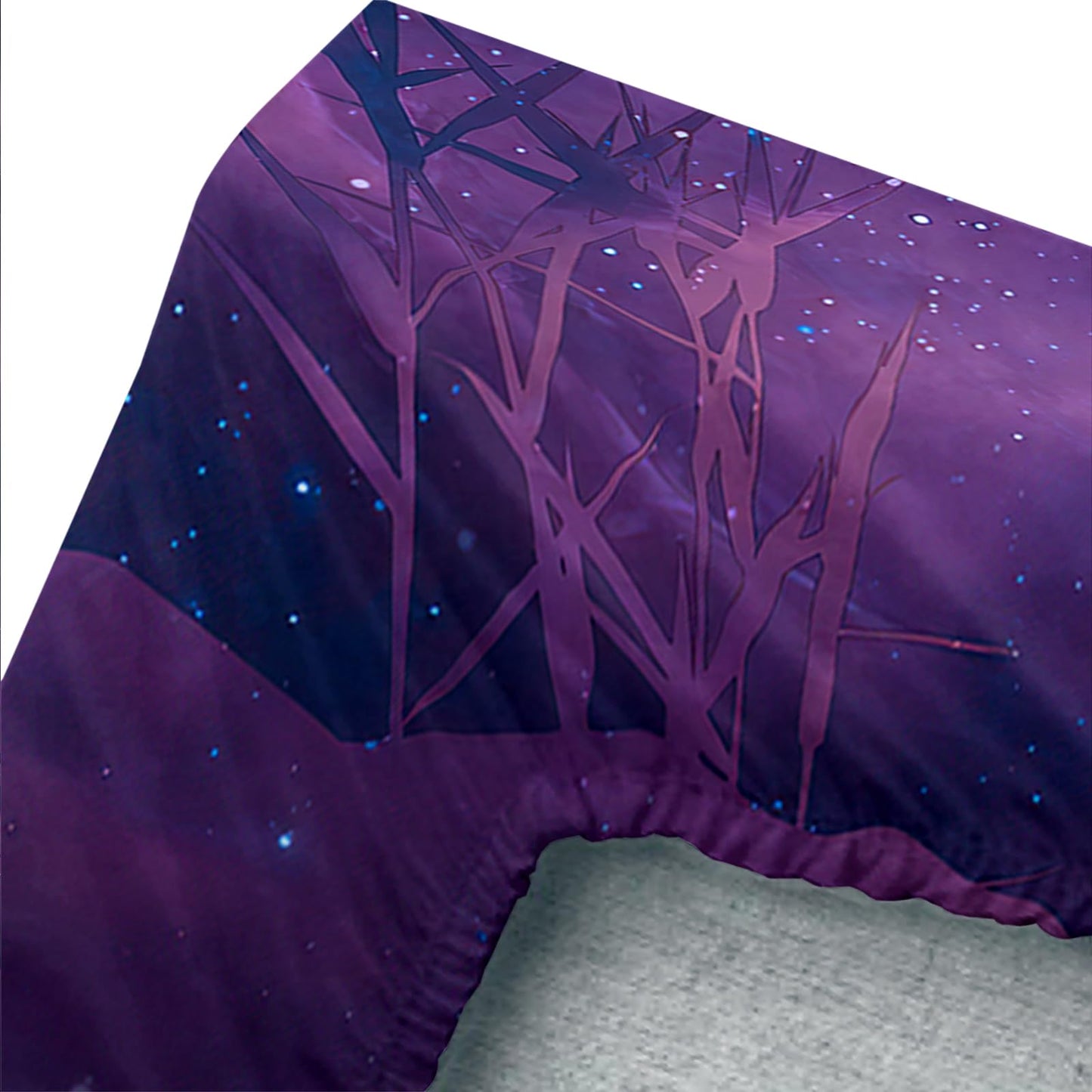 QOOMO Galaxy Cat Sheet Set,Butterfly Kids Bed Sheets,Universe 16" Deep Pocket Bed Sheet Set for Boys/Girls/Kids/Teens，4 Piece Sheet Set, 1 Fitted Sheet,1 Flat Sheet and 2 Pillowcases，Twin Size