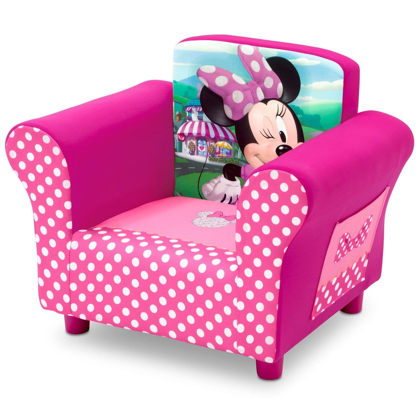Delta Children Upholstered Chair, Disney Minnie Mouse