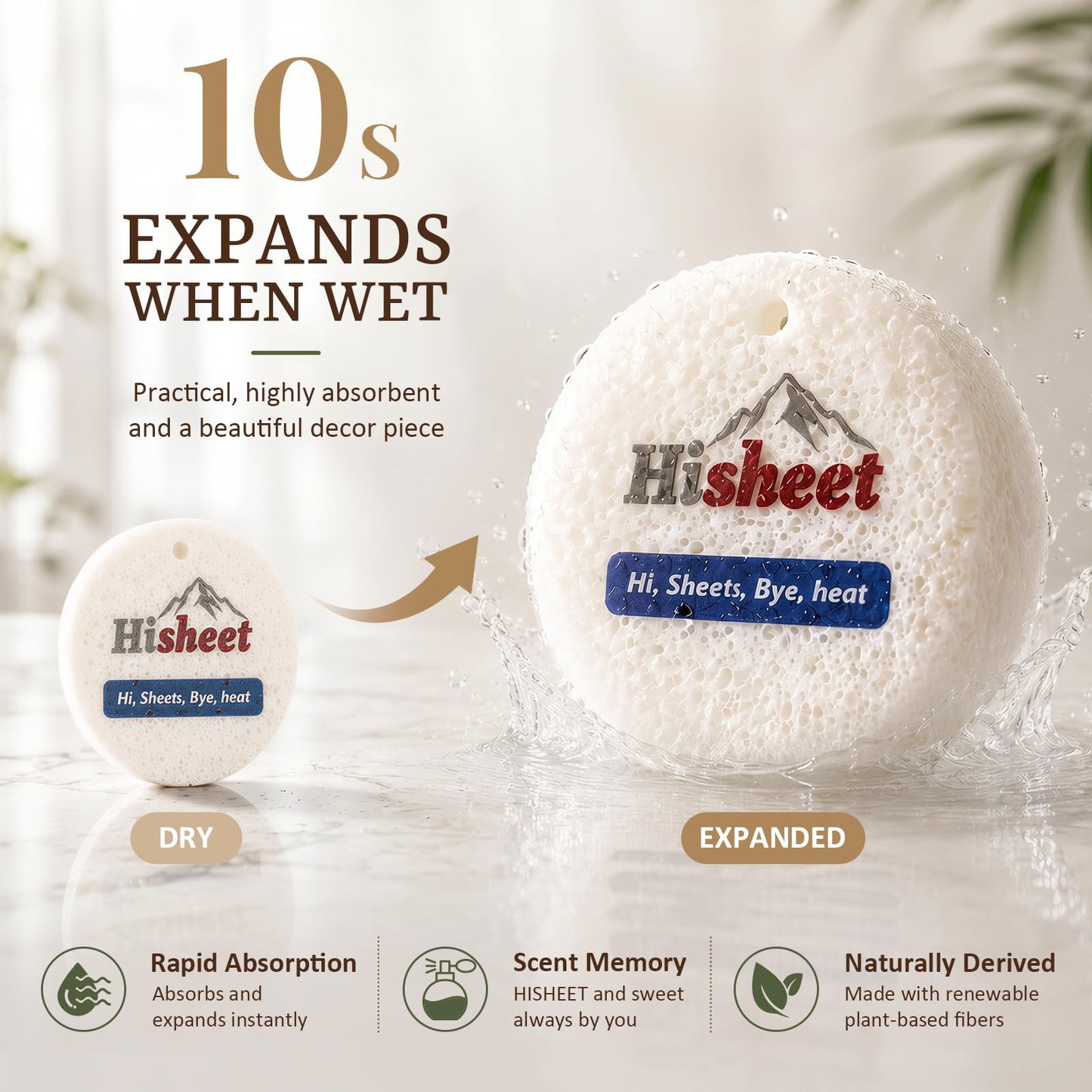 Hisheet Waterproof Bamboo Mattress Protector Queen Size, 320G Ultra-Thick Noiseless Cooling Mattress Cover Fits 6-22" Deep Pocket - ASTM Certified Breathable for Hot Sleepers, Heavy Duty Elastic Skirt