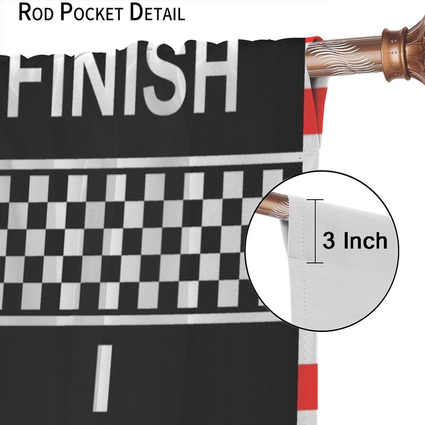 YCness Kids Boys Race Car Curtains Extreme Sports Car Raing Theme Art Printed Window Drapes for Kids Bedroom Living Room Nursery Decor Fabric 2 Panel 42x45 Inch 30% Shading Rate