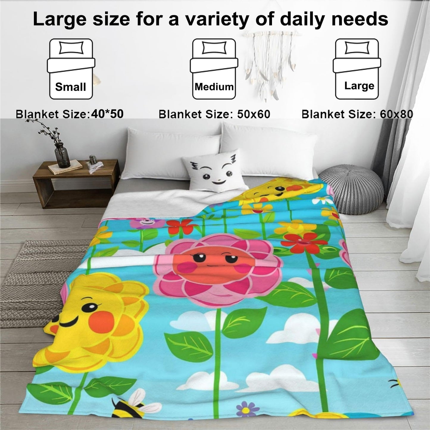 YCUFN Tropical Jungle Leaf Flannel Blanket 50"x60" Pink and Green Botanical Lightweight Throw Blankets Birthday for Nature Lovers Office Bedroom Sofa Travel Monstera Palm Home Decorate