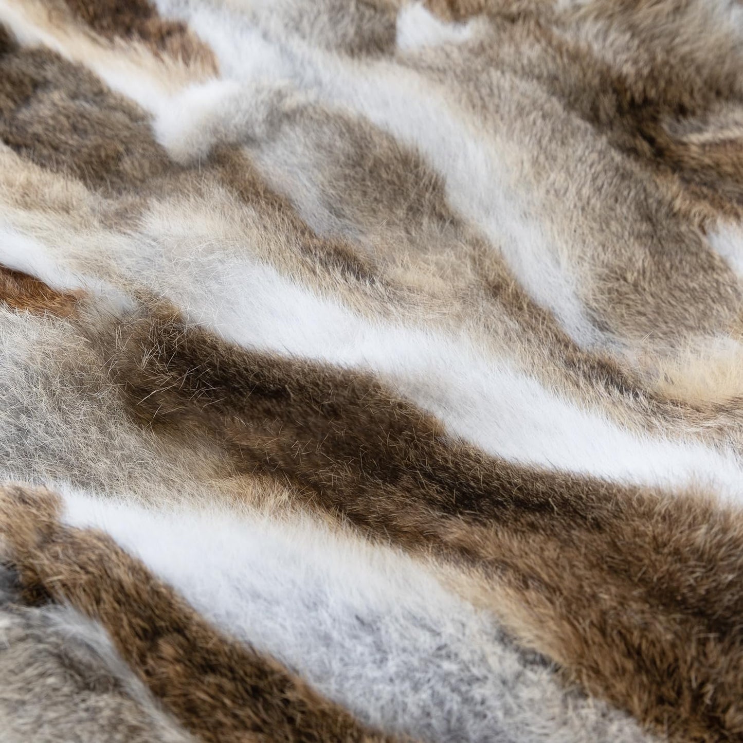 ROSE FEATHER Genuine Rabbit Fur Pillow Covers Set of 2,Luxury Decorative Throw Pillowcases Fluffy Animal Skin Accents Bolster Cushion Cover for Couch Sofa Bedroom Living Room Home,12x20inch,Yellow
