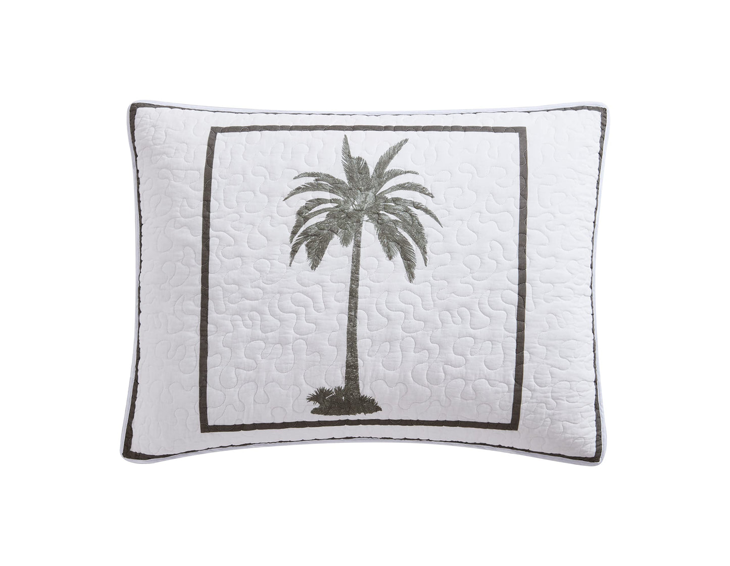 Tommy Bahama - King Quilt, Reversible Cotton Bedding, Breathable Bedding Set for All Seasons (Palm Island Green, King)